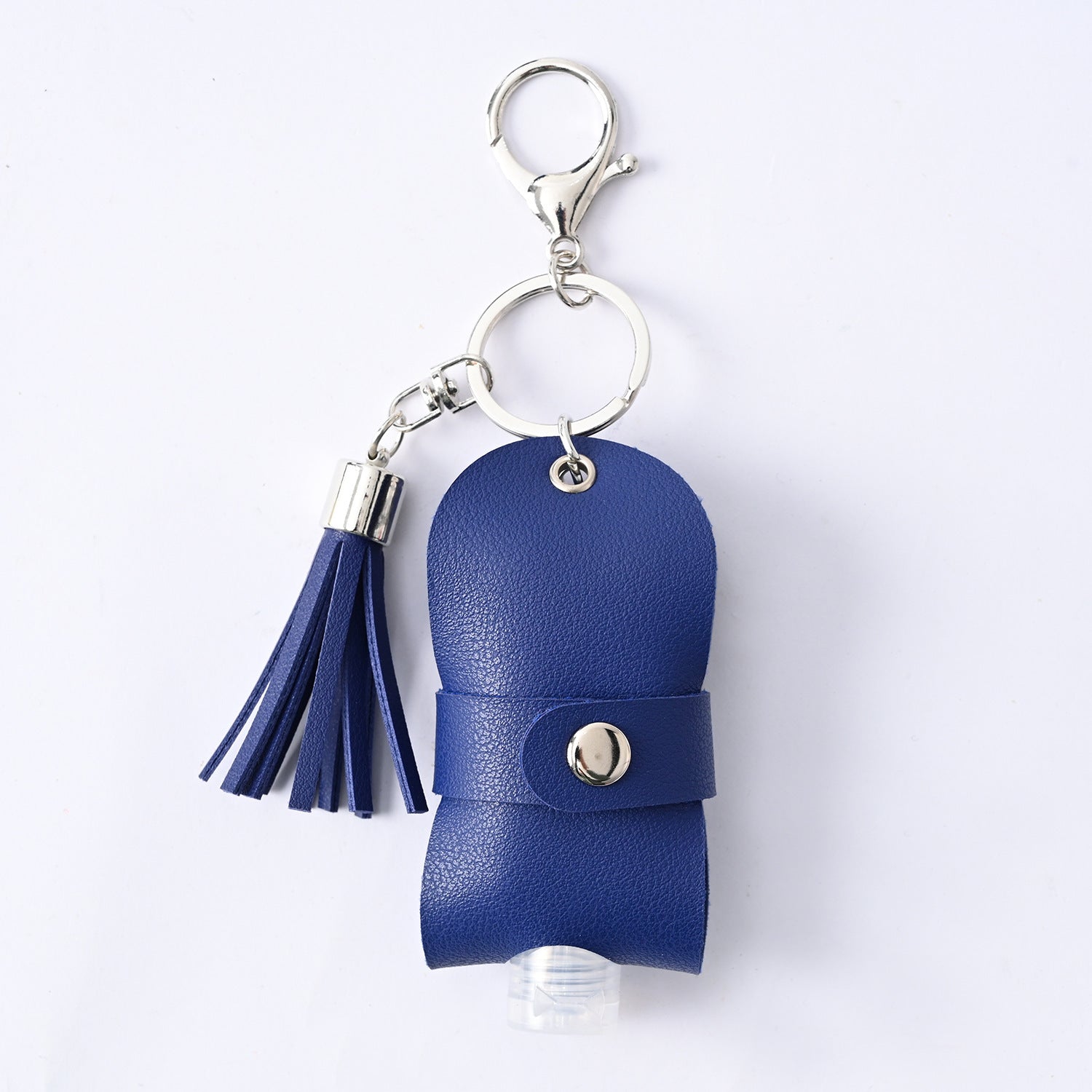 Hand Sanitizer Leather Case Keychain Pendant