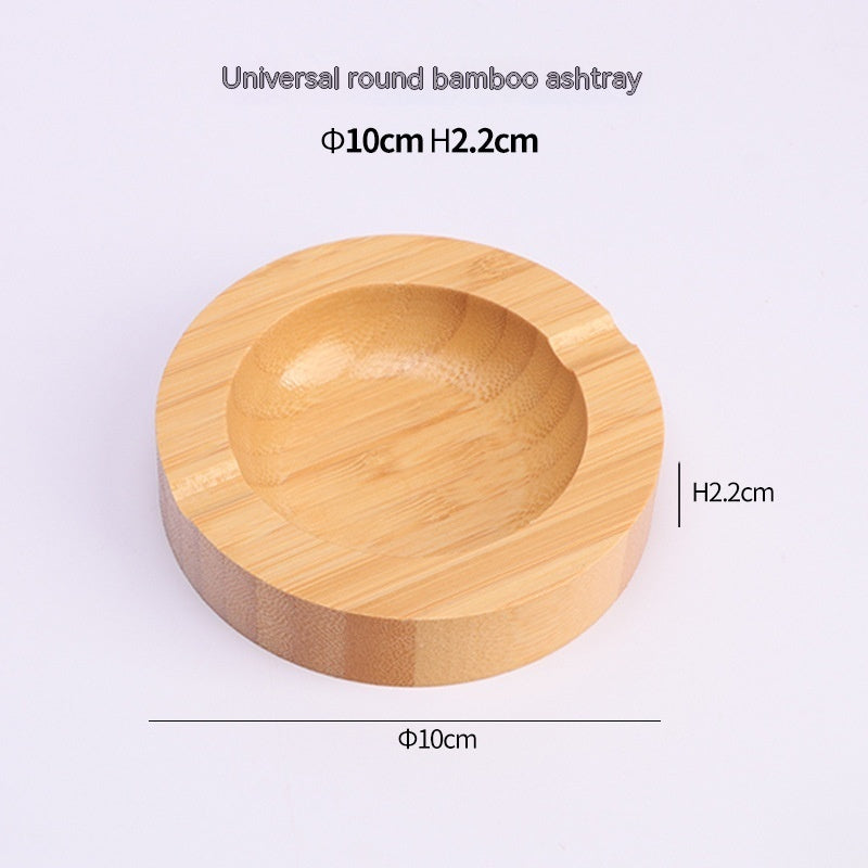 Creative Square Wooden Solid Wood Ashtray