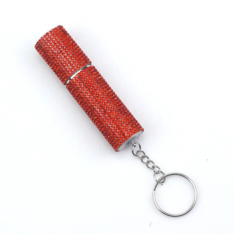 Diamond-filled Perfume Bottle Portable Press Spray