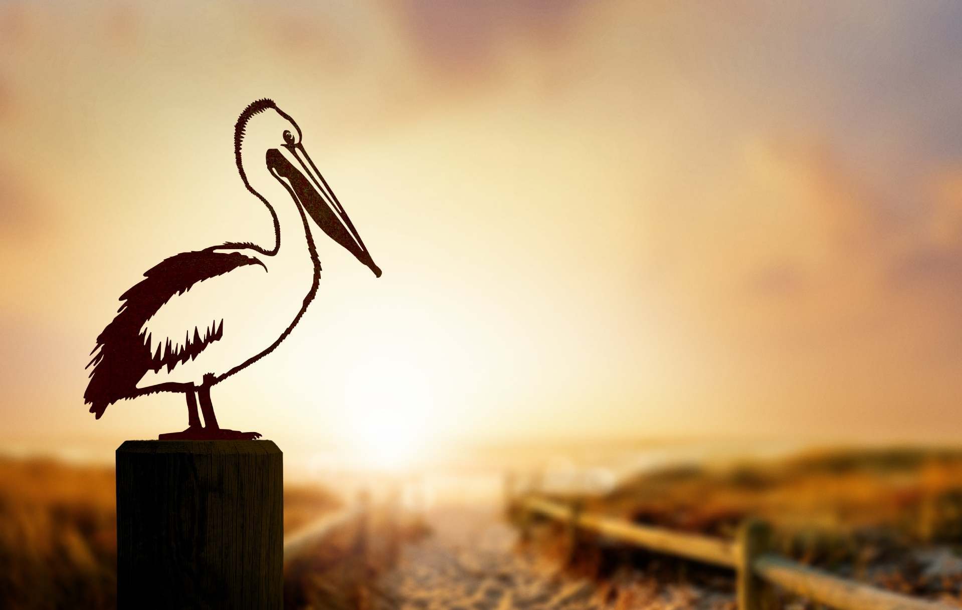 Owl Bird Hummingbird Woodpecker Silhouette Garden Plug-in