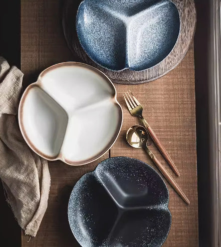 Breakfast Compartments Plate Dish Household