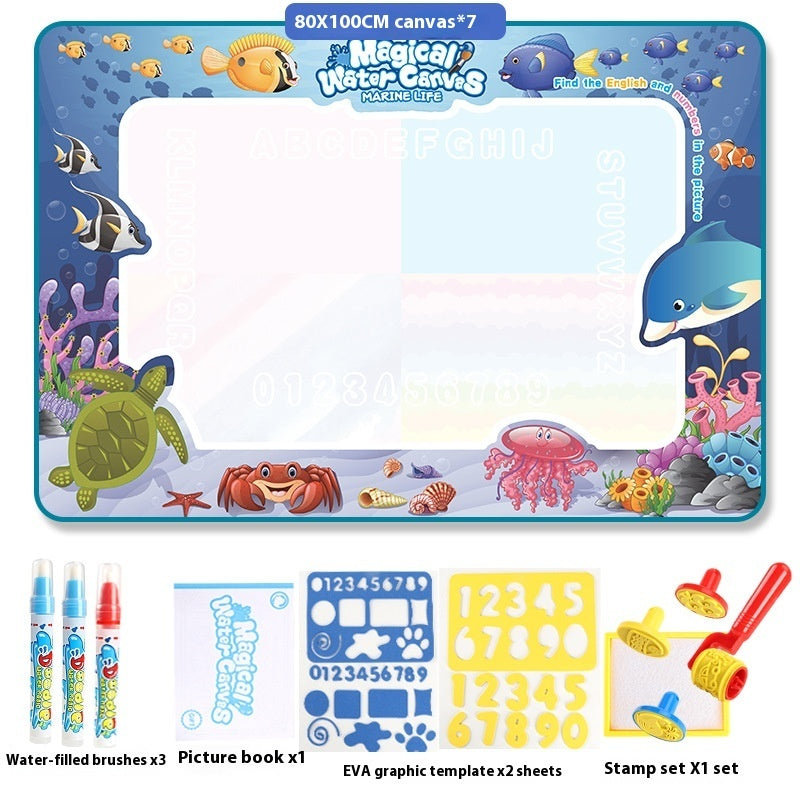 Cloth Toy Clear Water Painting Drawing Board Magic Color Graffiti Blanket Water Picture Book
