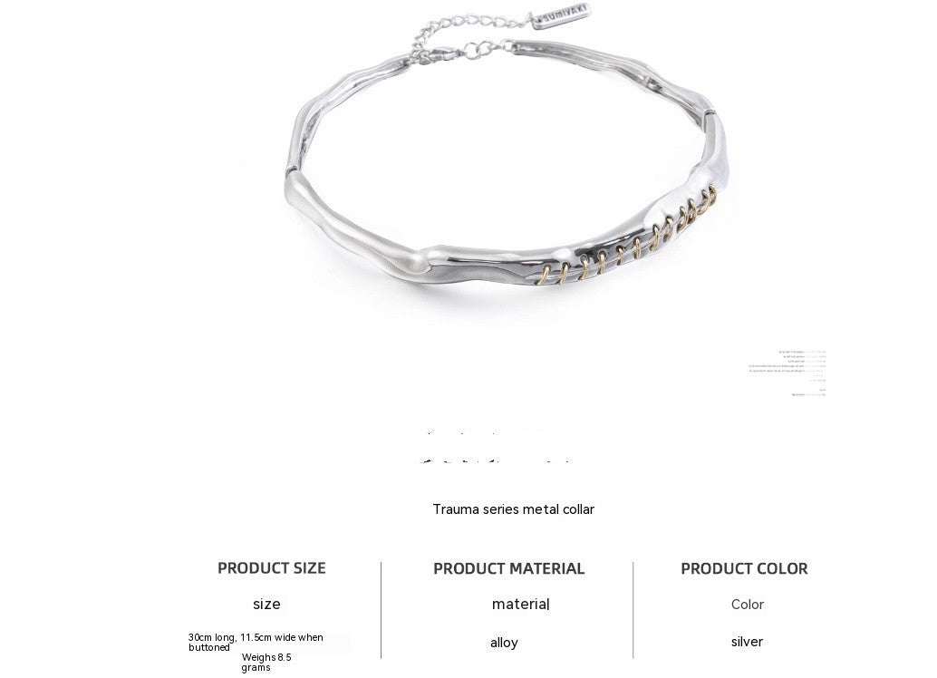 Female Niche Metal Collar