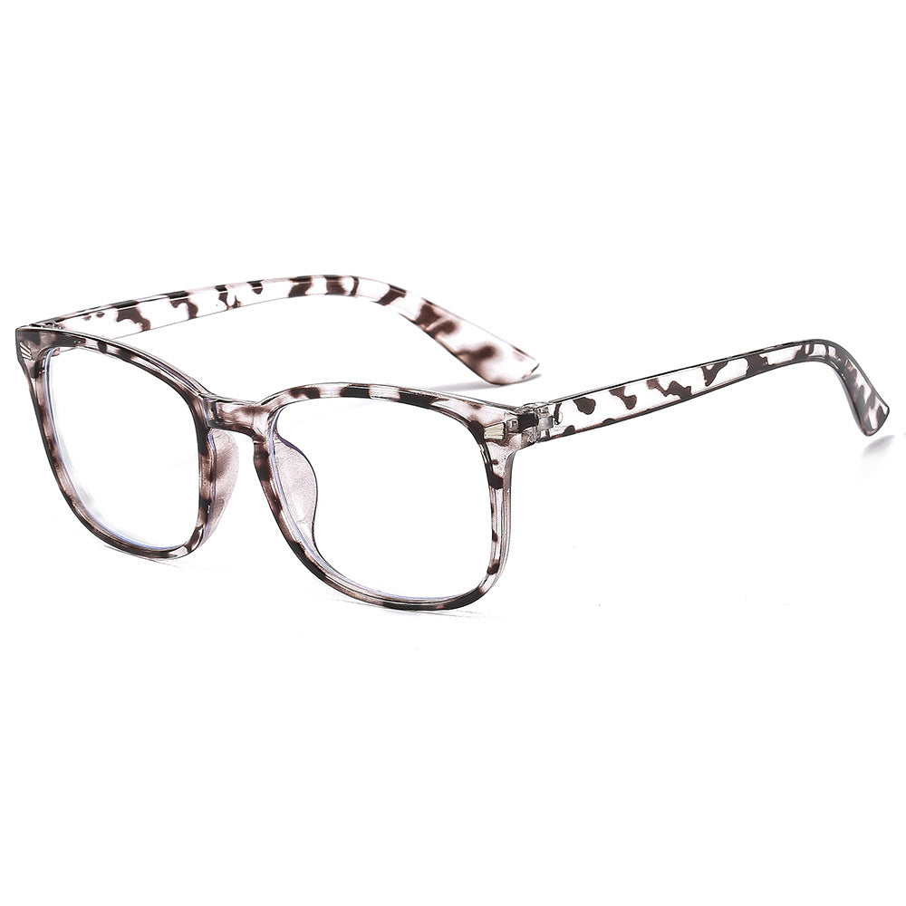 Retro Plain Glasses Women's Anti-blue Ray Glasses