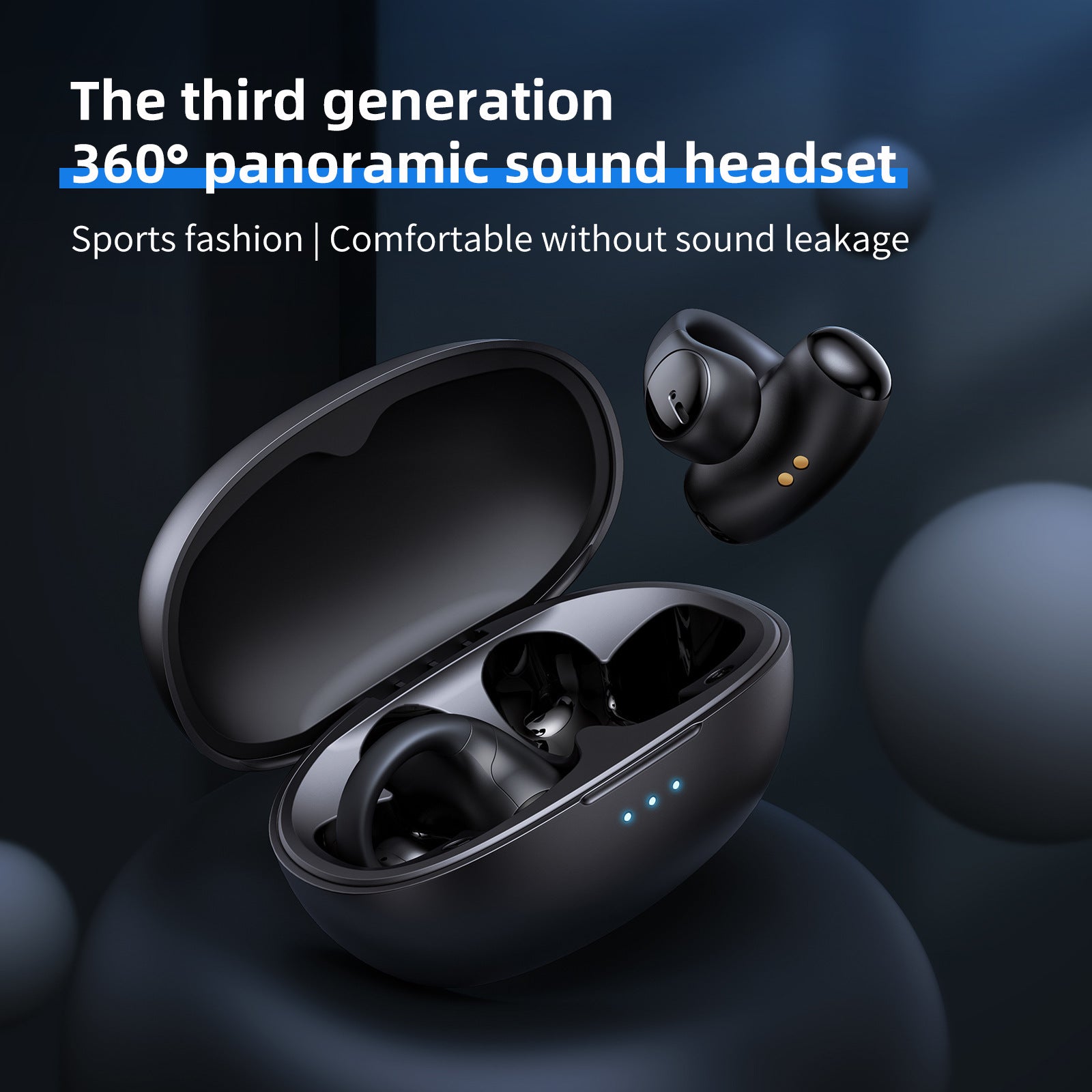 Bluetooth Gaming Headset - Wireless Clip-on Sports Headset