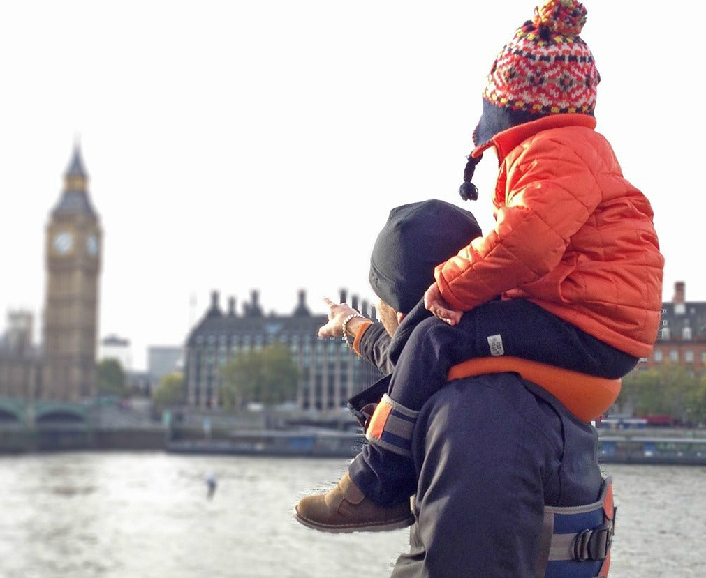 Children's Saddle Shoulder Strap Parent-child Outdoor Sports Back Stool