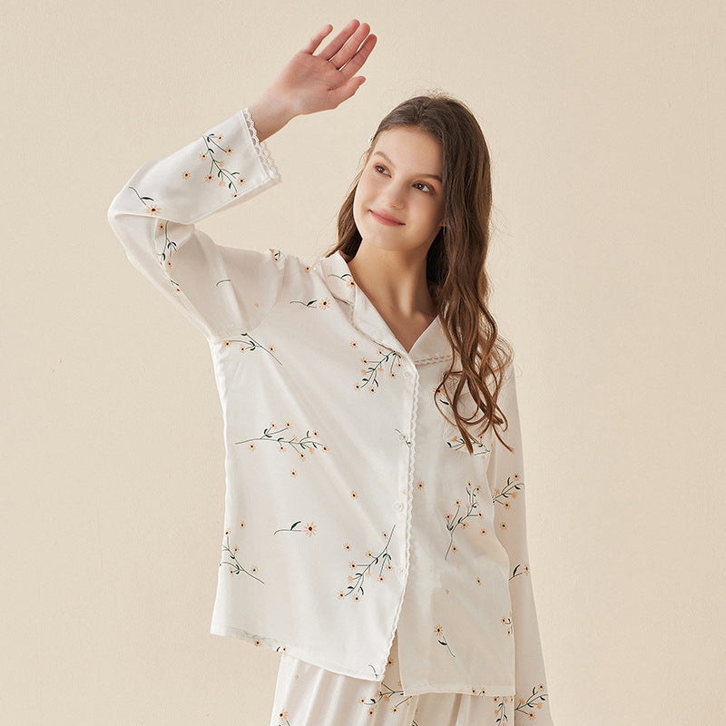 Ice Silk Pajamas Women's Suit