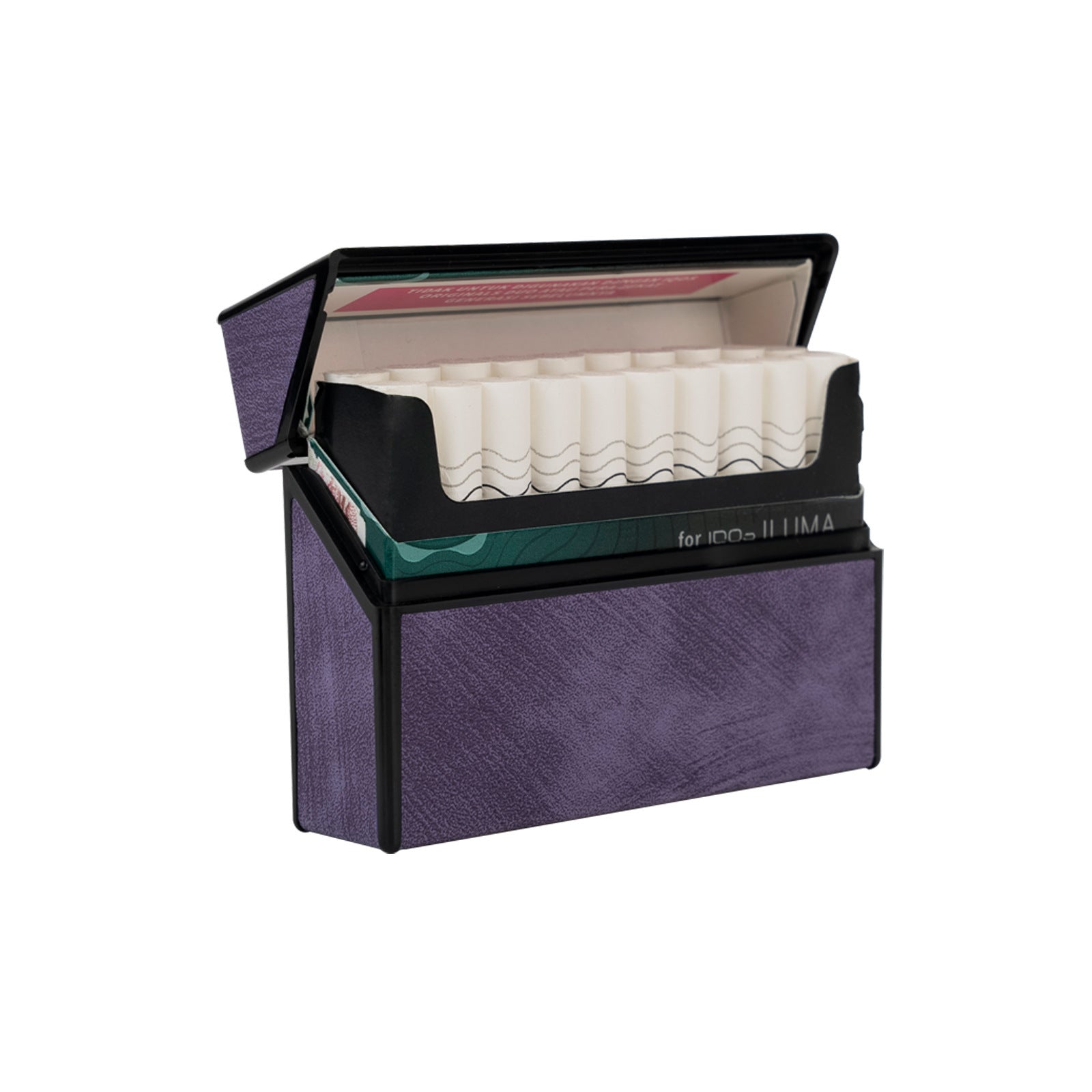 Cigarette Case 20 PCs PC Stickers Leather All-inclusive Storage Box