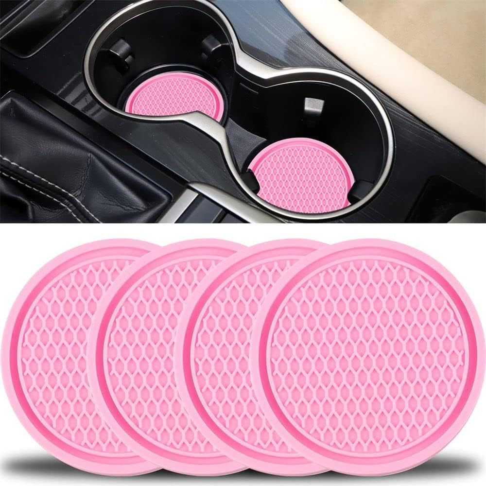 Cross-border Car Coaster A Large Number Of Spot Car PVC Heat Insulation Non-slip Mat Car Water Cup Mat