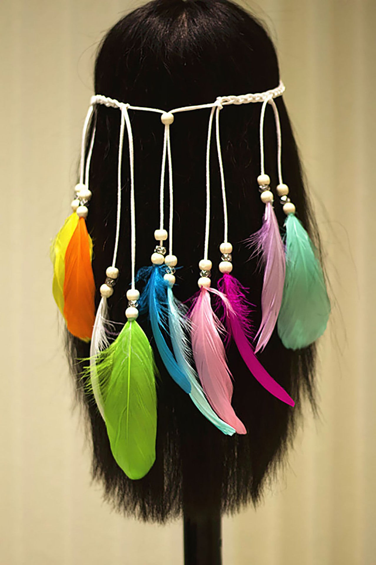 Feather Hair Band New Retro Fringed Headwear