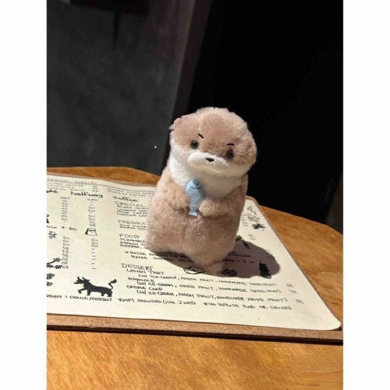 Cute Little Otter Stuffed Fish Doll