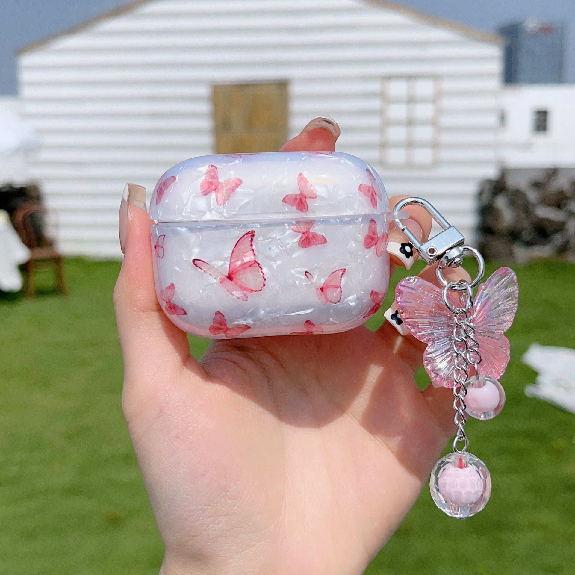 Shell Pattern Butterfly Bluetooth Wireless All-inclusive Headset