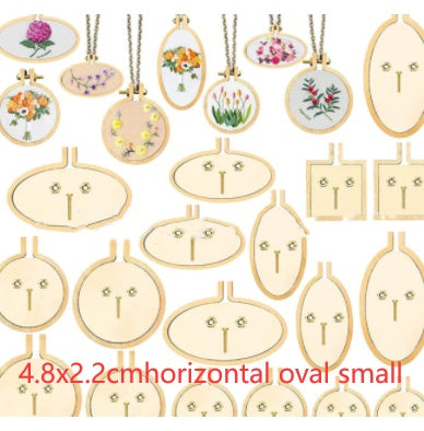 Wooden Mini Embroidered Stretch Jewelry