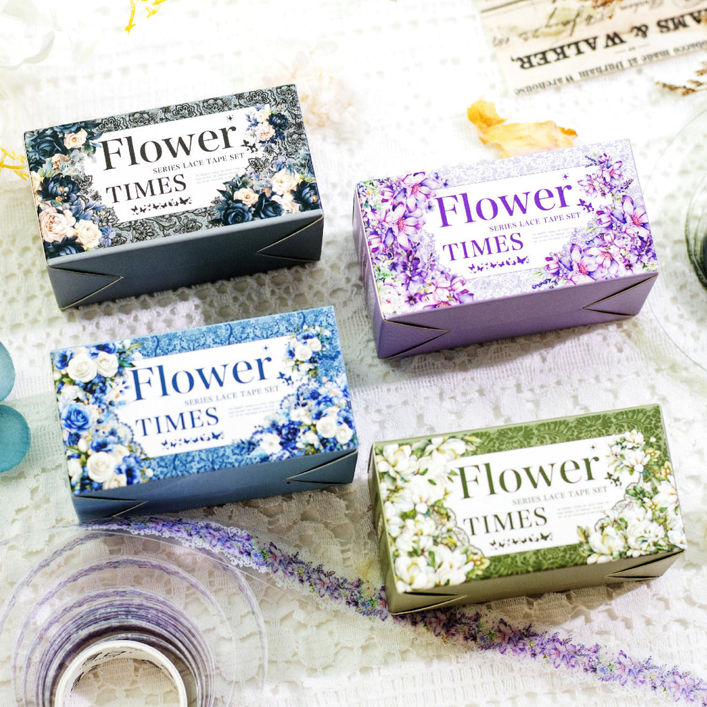 Flower Season Series Lace Hand Account DIY Decorative Stickers