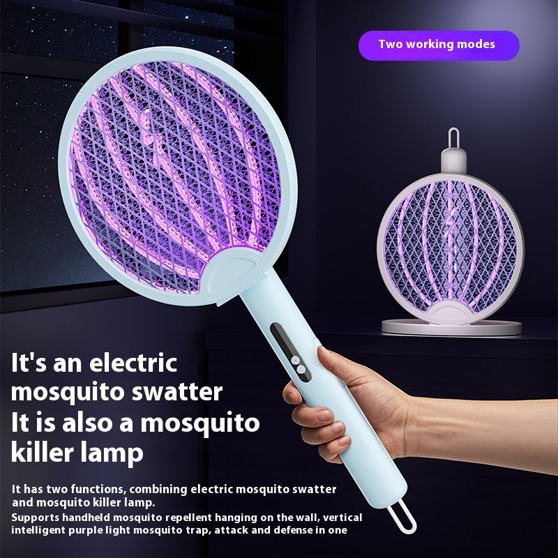 Household Electric Mosquito Swatter Rechargeable Folding Mosquito Repellent
