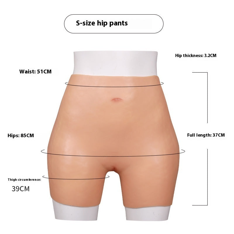 Female Creative Versatile Silicone Full Hip Shorts