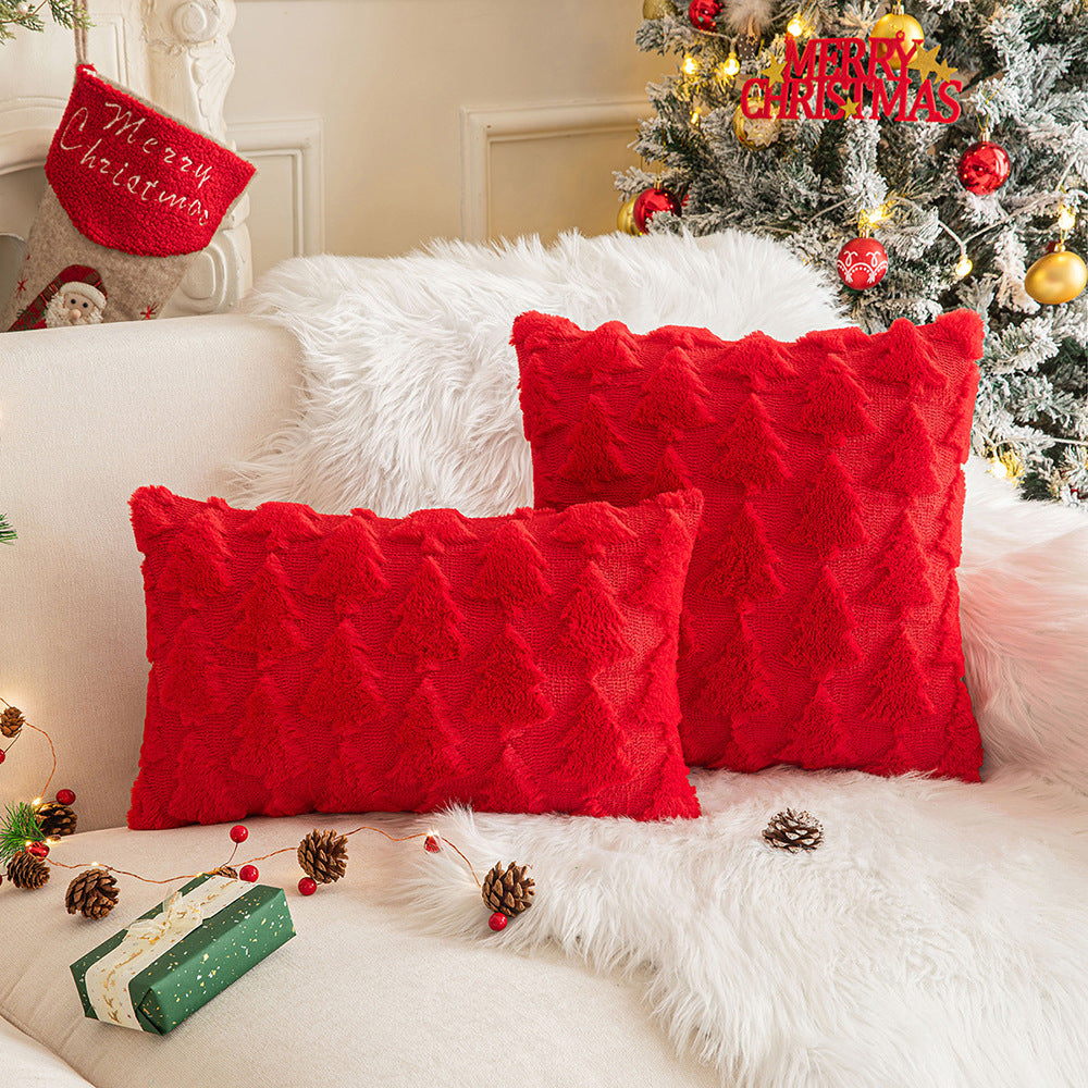 Christmas Party Decorative Back Cushion Cover