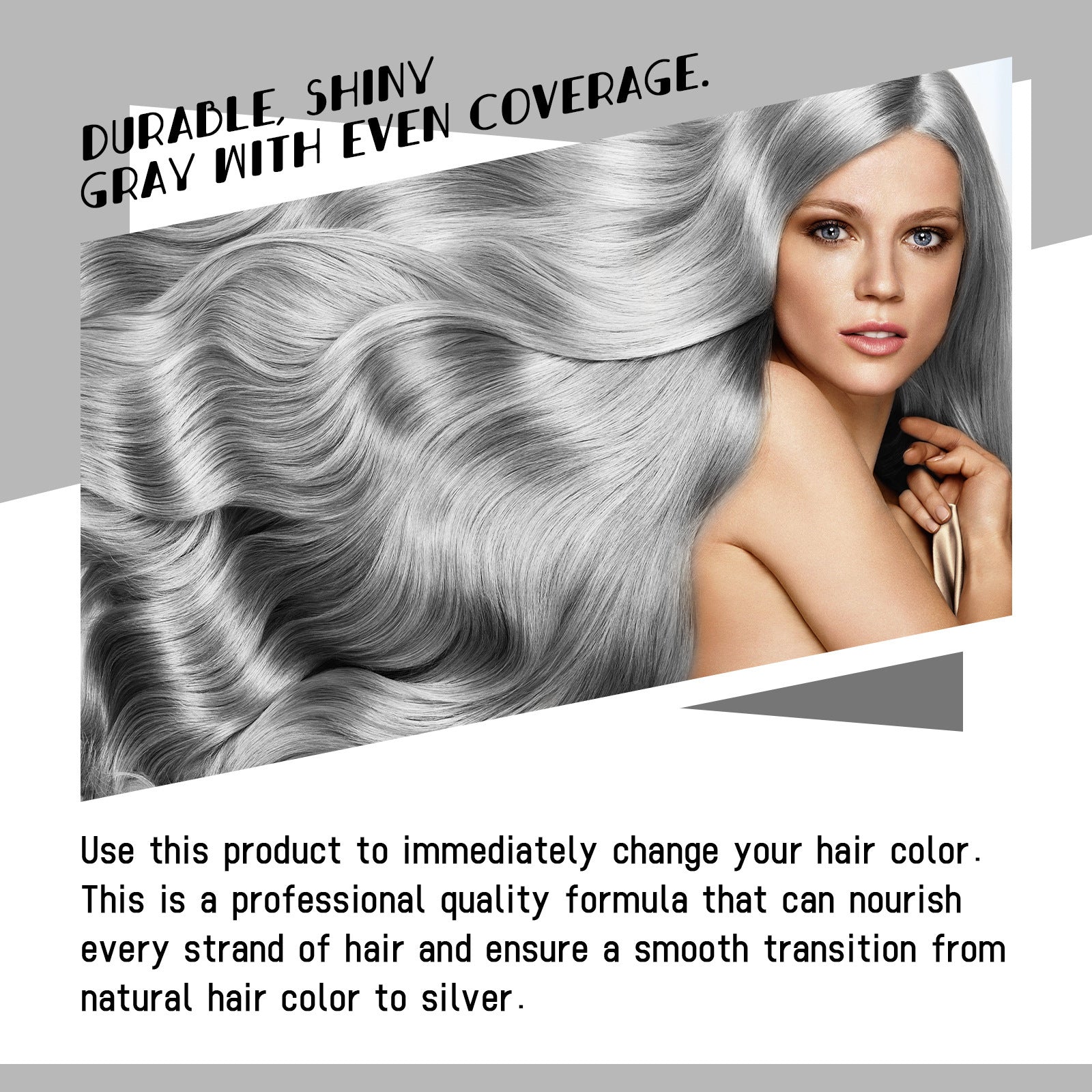 Gray Hair Cream Natural Hair Color Lasting Not Hurt Easy To Color