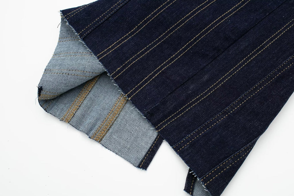 Niche Waist Slimming Midi Skirt Denim Dress