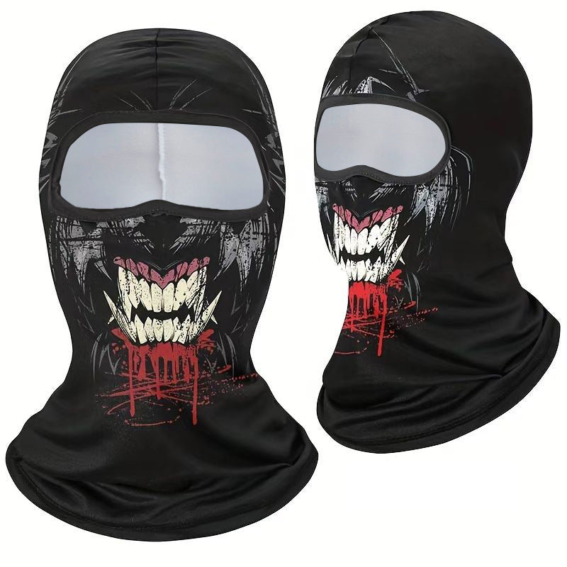 Riding Sun Block And Dustproof Hood Mask Funny Ice Feeling Breathable