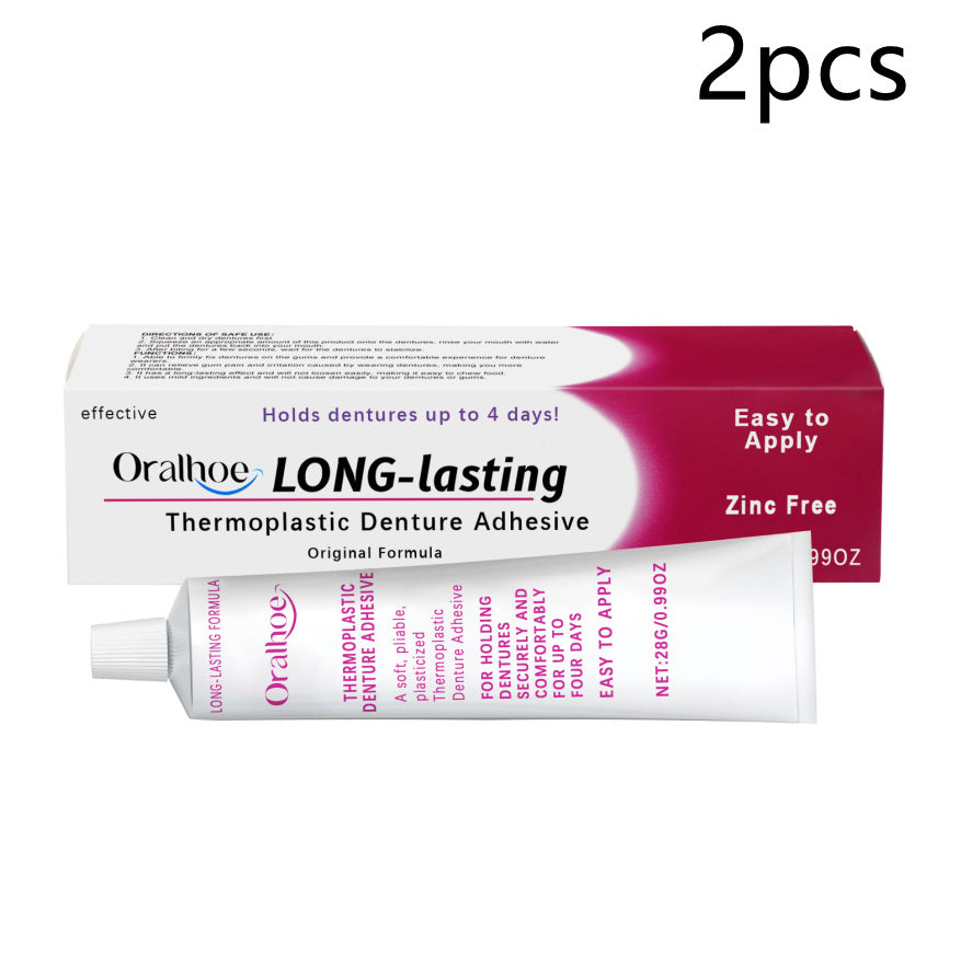 Dentures Fixed Adhesive Beautiful Tooth Improve Comfort