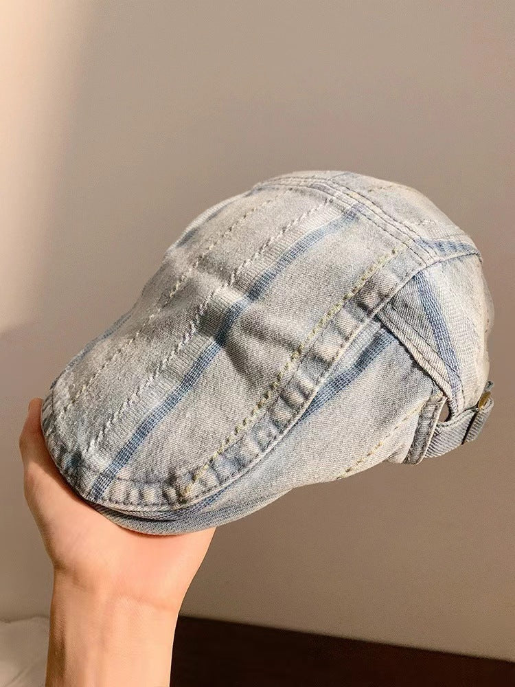 Washed Denim Advance Hats Women's Spring And Summer