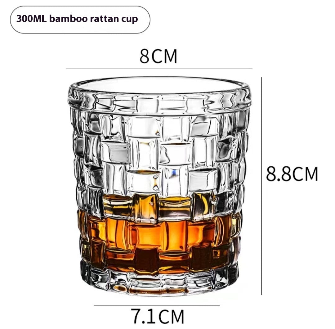 Whiskey Pure Drink Internet Celebrity Beer Brandy Glass Household High-end Classical Foreign Wine Bar Cup