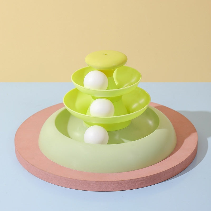 Cat Toy Self-Hi Relieving Stuffy Cat Turntable