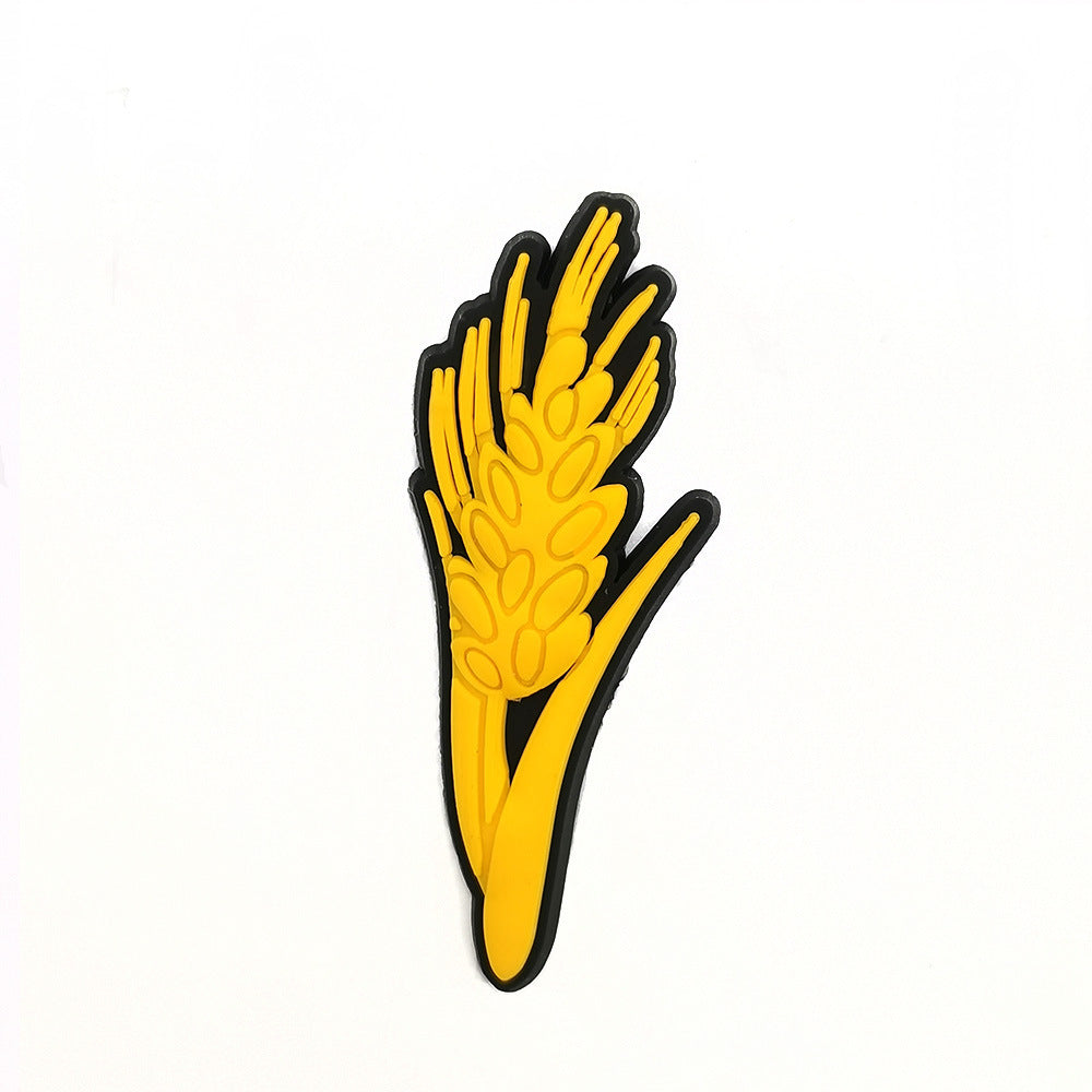 Cartoon Food Hole Shoes Shoe Ornament Shoe Buckle PVC Eva Sandals Decorative Accessories