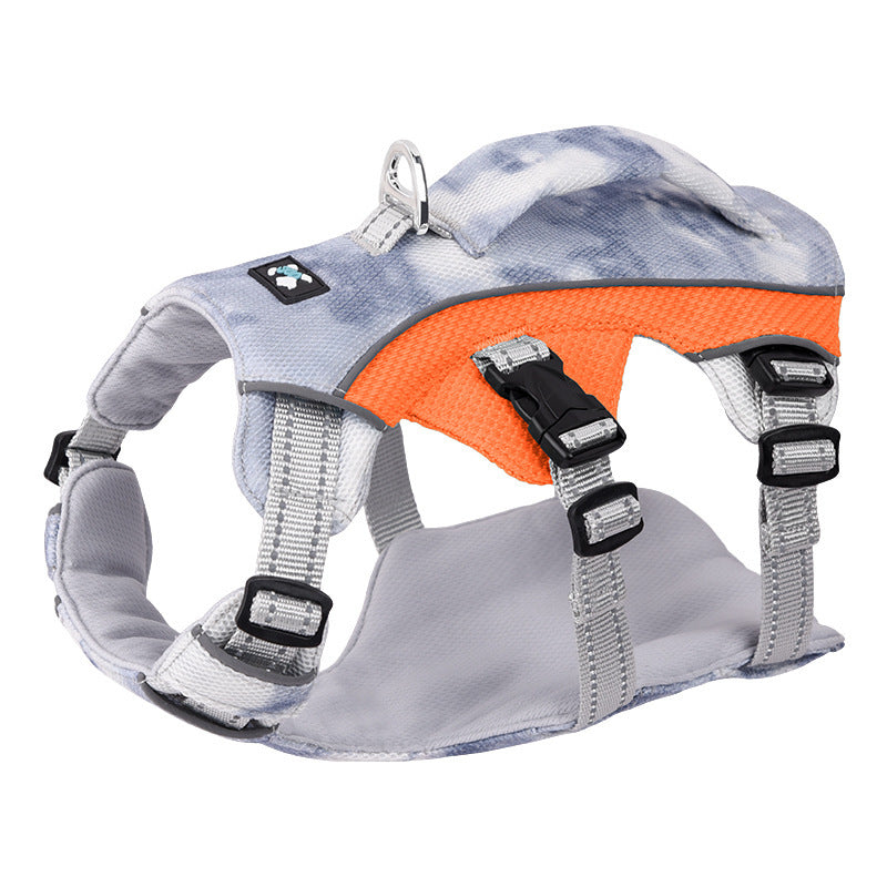 Reflective Pet Cooling Clothes Chest Strap