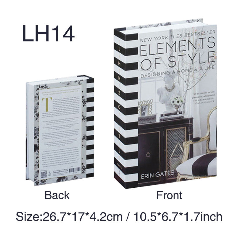 Fashion Simple Style Prop Books Fake Book Magazine Ornaments