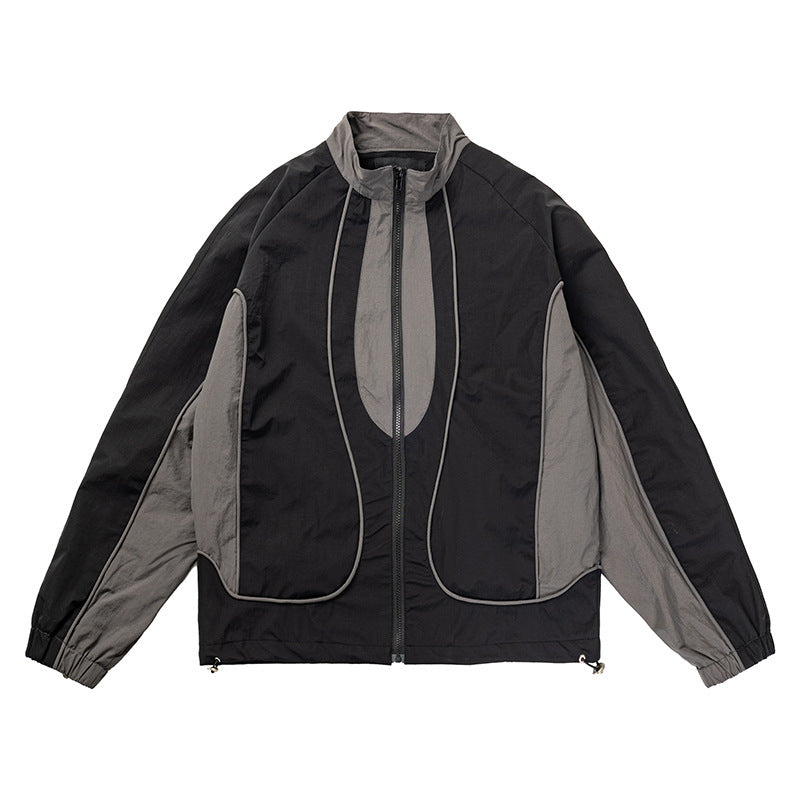 Men's Fashion Casual Patchwork Outdoor Jacket