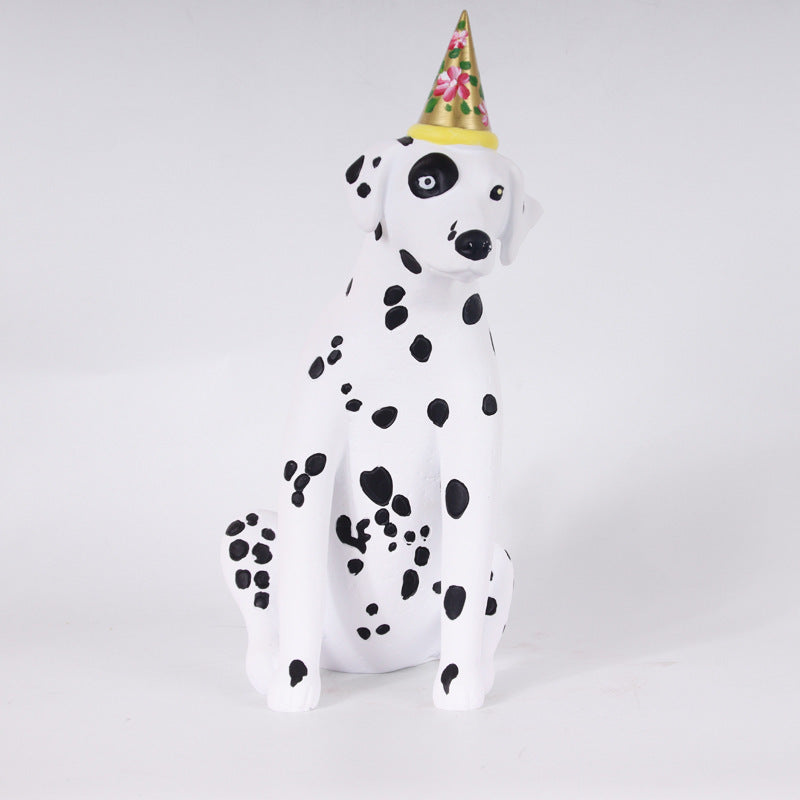 Modern Minimalist Creative Animal Cartoon Dog Decoration Art Sculpture Doll Model Room Children's Room Soft Decoration