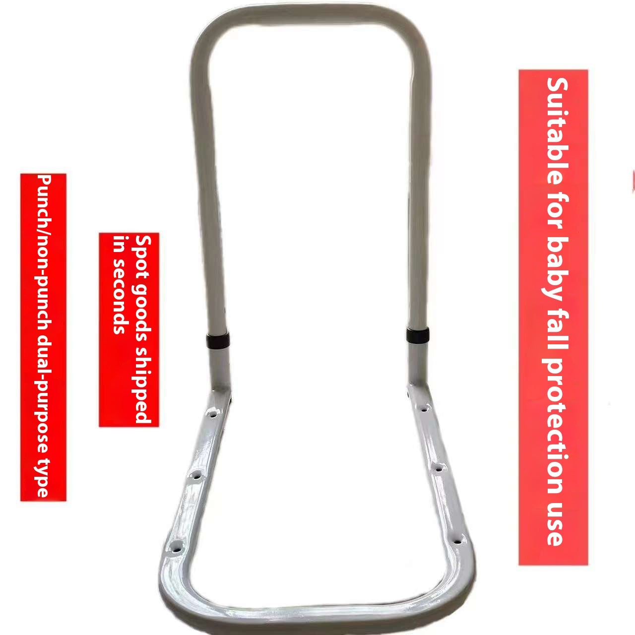 The Old Man Got Up At Bedside Armrest To Assist