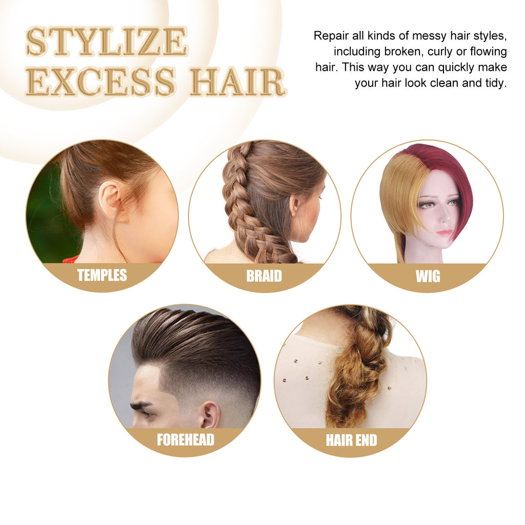 Break Care Long Plastic Shape Anti-curl Natural Gloss Solid Hair Wax Stick