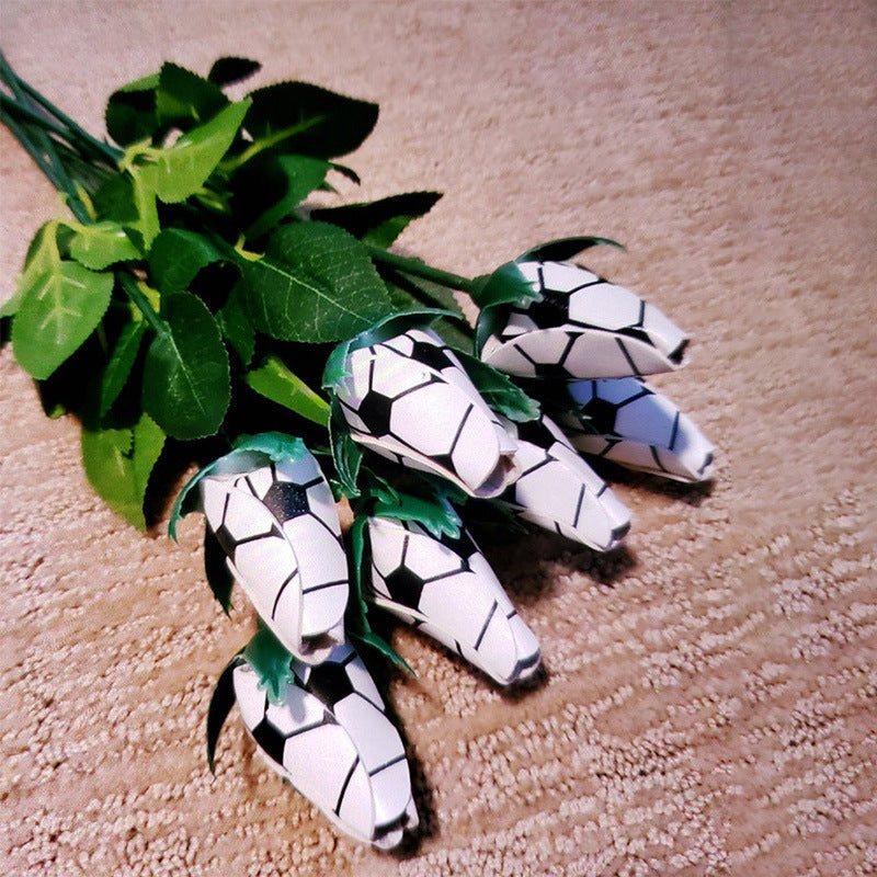 Sports Equipment Pattern Simulation Artificial Flower