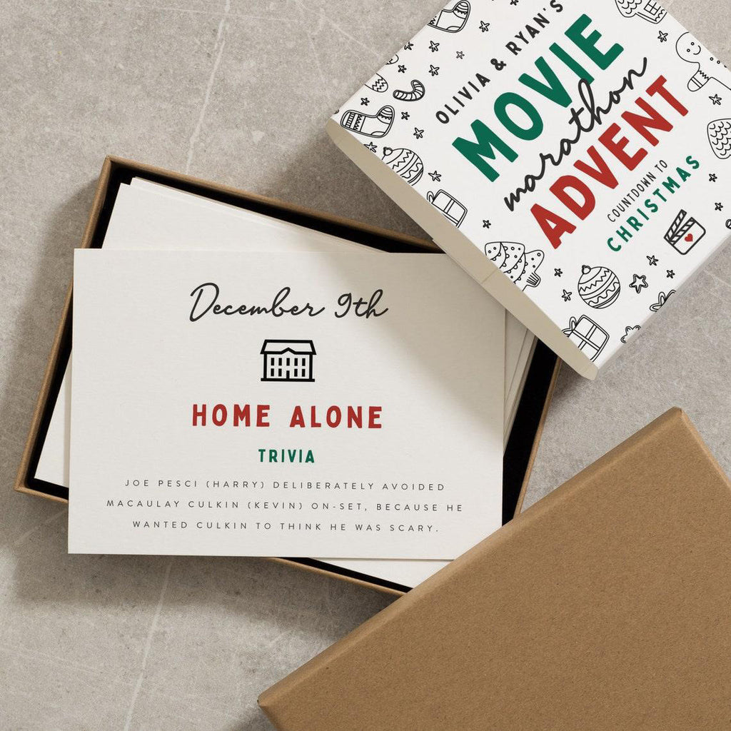 Creative Personality Christmas 24-day Countdown Gift Greeting Card