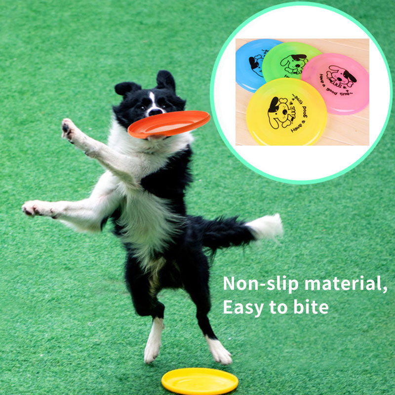 Silicone Flying Saucer Funny Pets Dog Cat Toy Dog Game Flying Discs Resistant Chew Puppy Training Interactive Pet Supplies