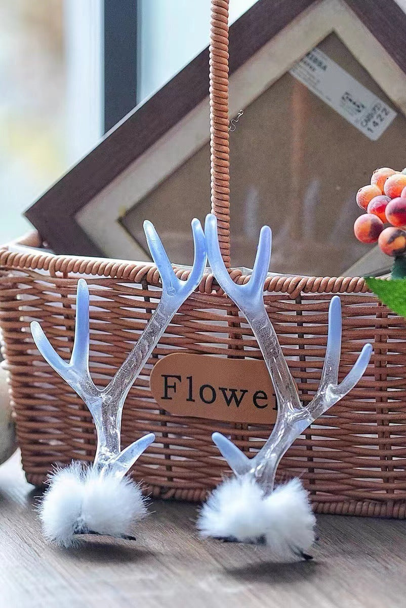 Antlers Christmas Headdress Hairpin Female