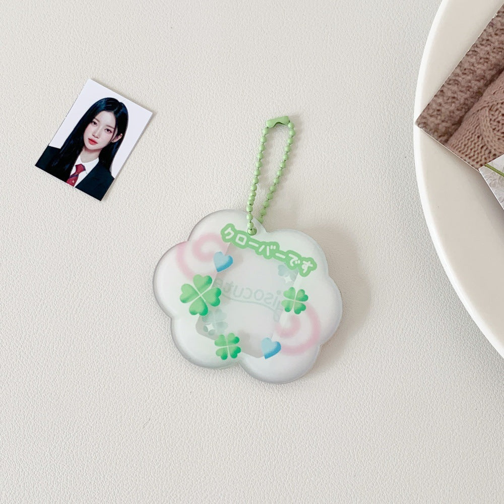 Acrylic Four-leaf Clover Card Holder