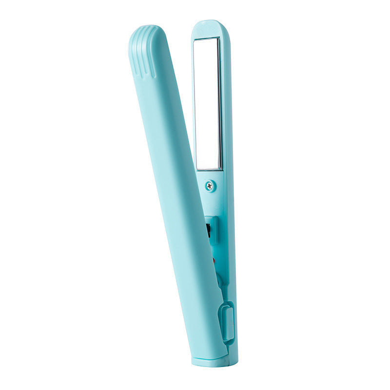 Usb Interface Mini Hair Curler And Straightener Dual-use Hair Curler