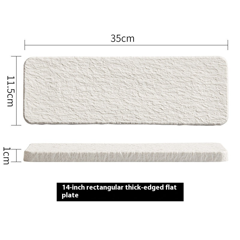 Creative Rock Pattern Home Sushi Plate