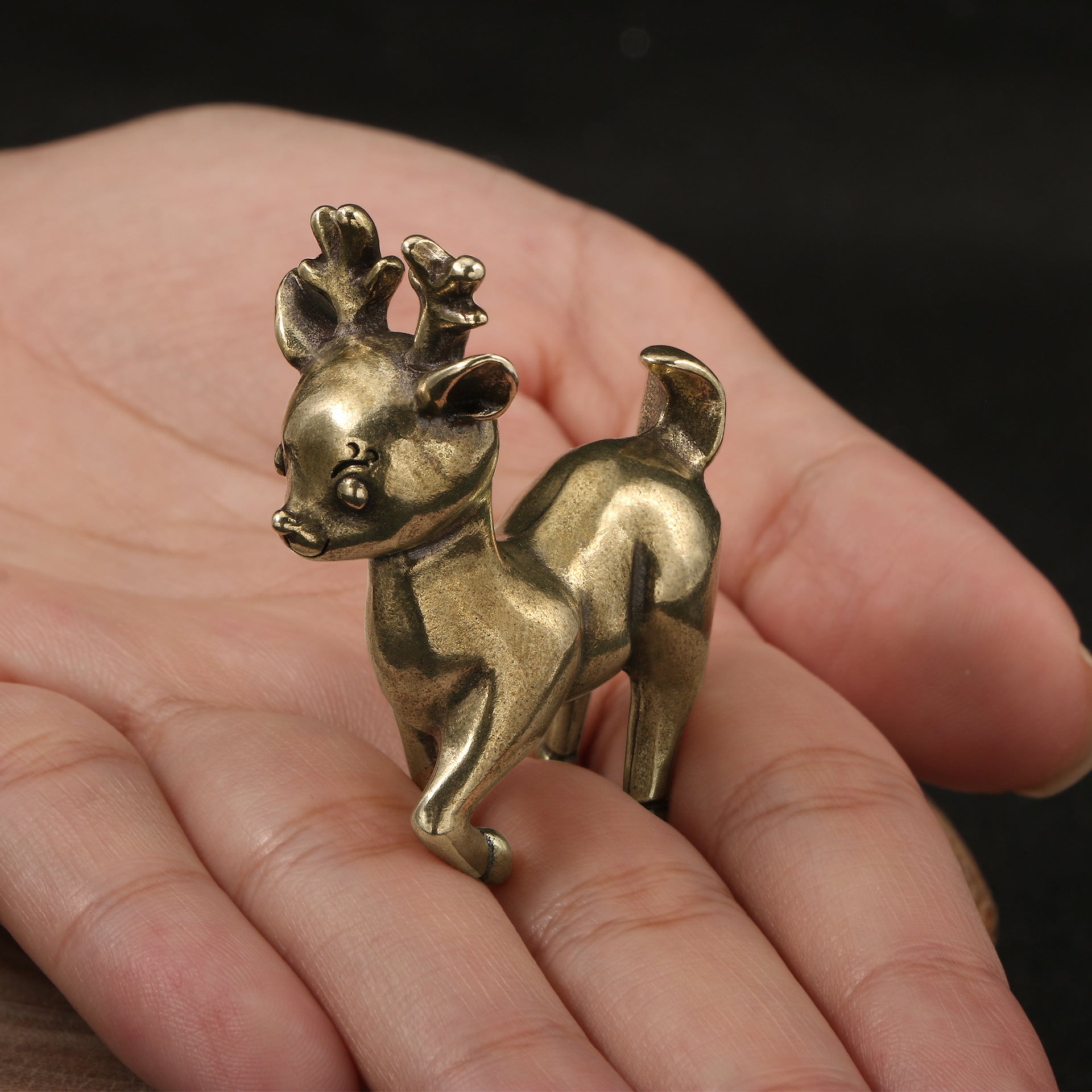 Christmas Sled Creative Antique Reproduction Distressed Ornaments Brass Crafts