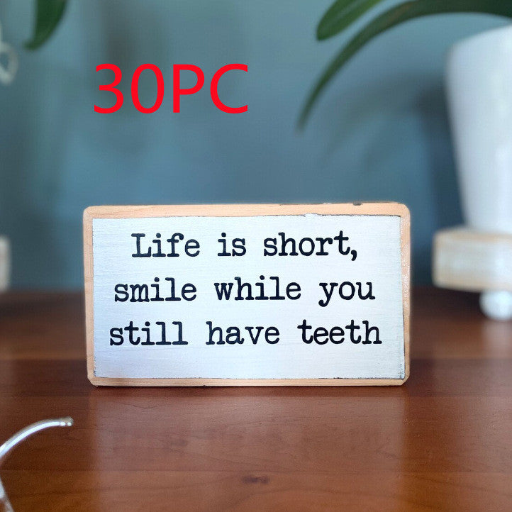 English Letters Desktop Ornaments