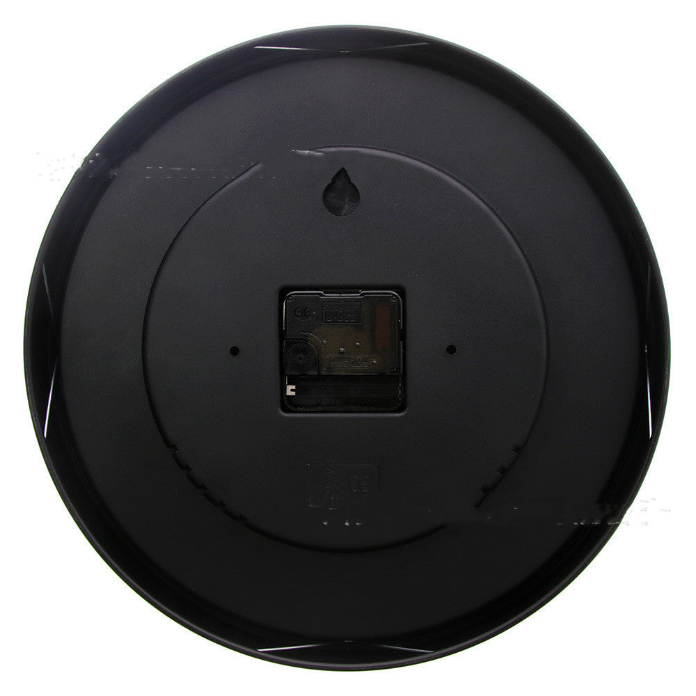 Art Silent Clock Plane