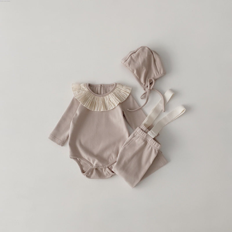 Baby Romper Three-piece Set For Women