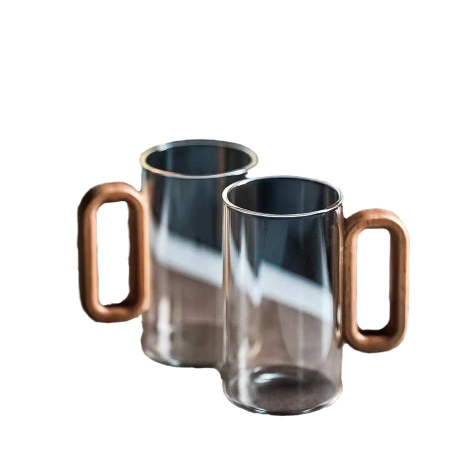 Household Borosilicate Glass Smoky Gray Water Cup