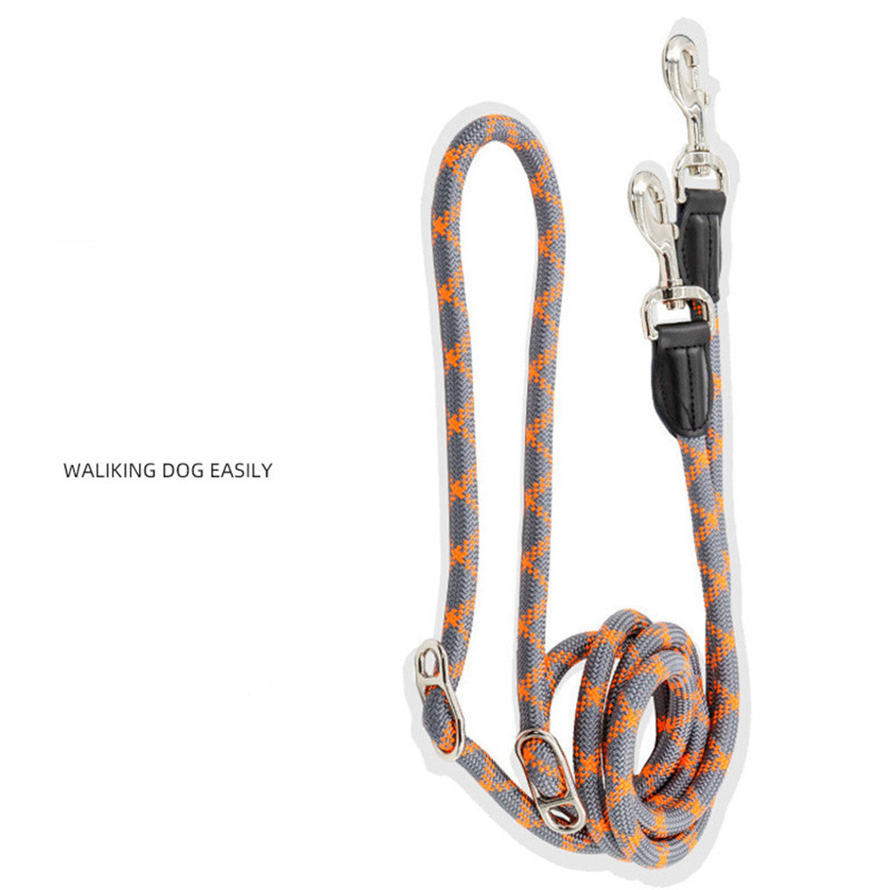 Multifunctional Oblique Cross Waist Running Pet Dog Traction Rope Chain