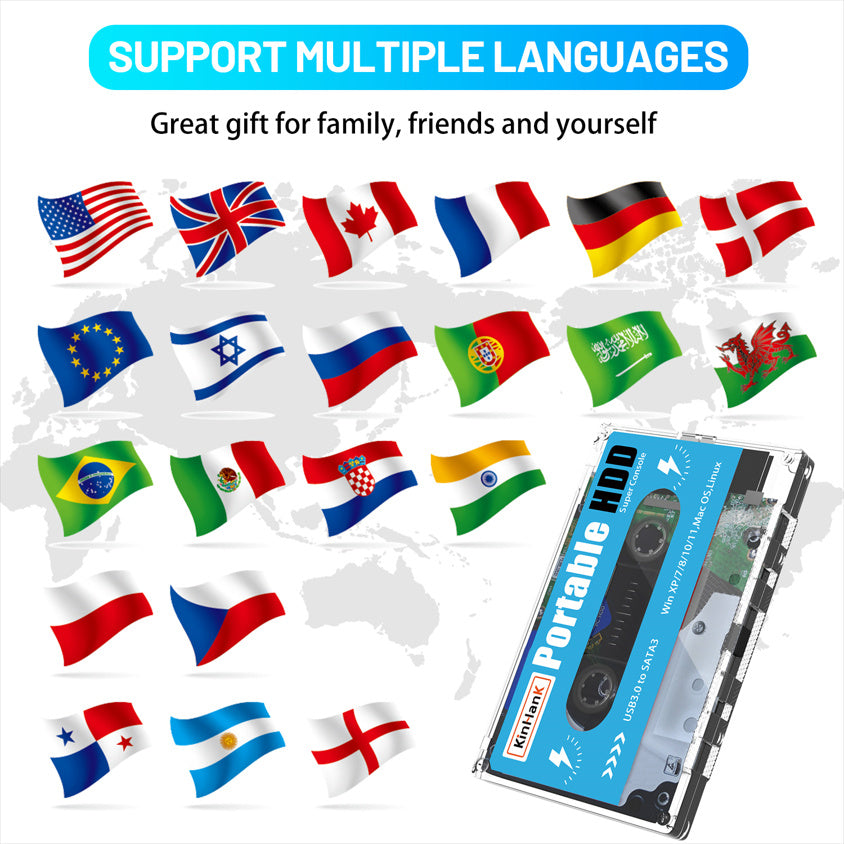 500GB Batocera Internal 55000 Plug-and-play External Mechanical Mobile Game Hard Disk