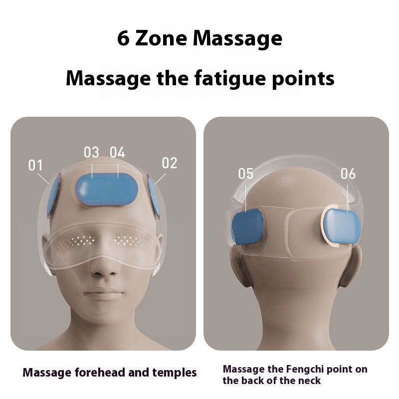 Head And Eye Integrated Massage Instrument Airbag Package Sleep Aid Home
